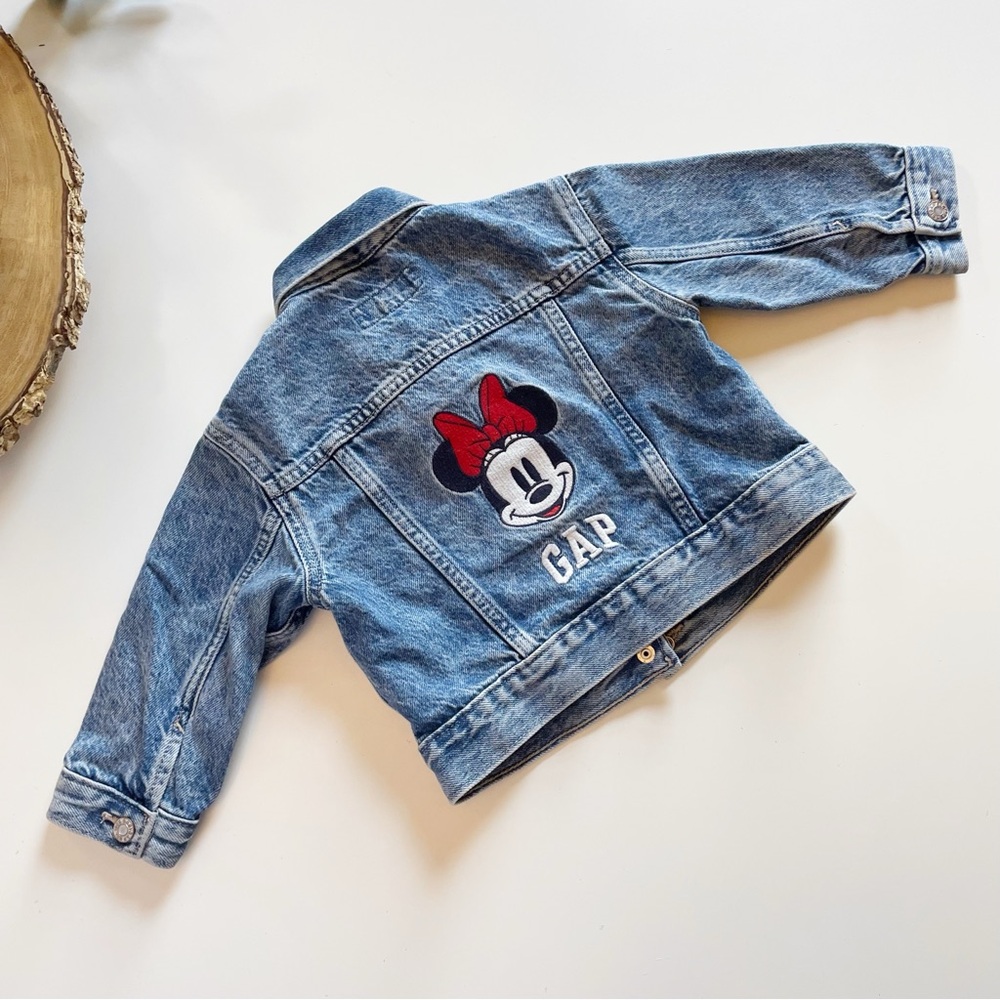 Gap x Disney Minnie Mouse Jean Denim Jacket | 18-24m